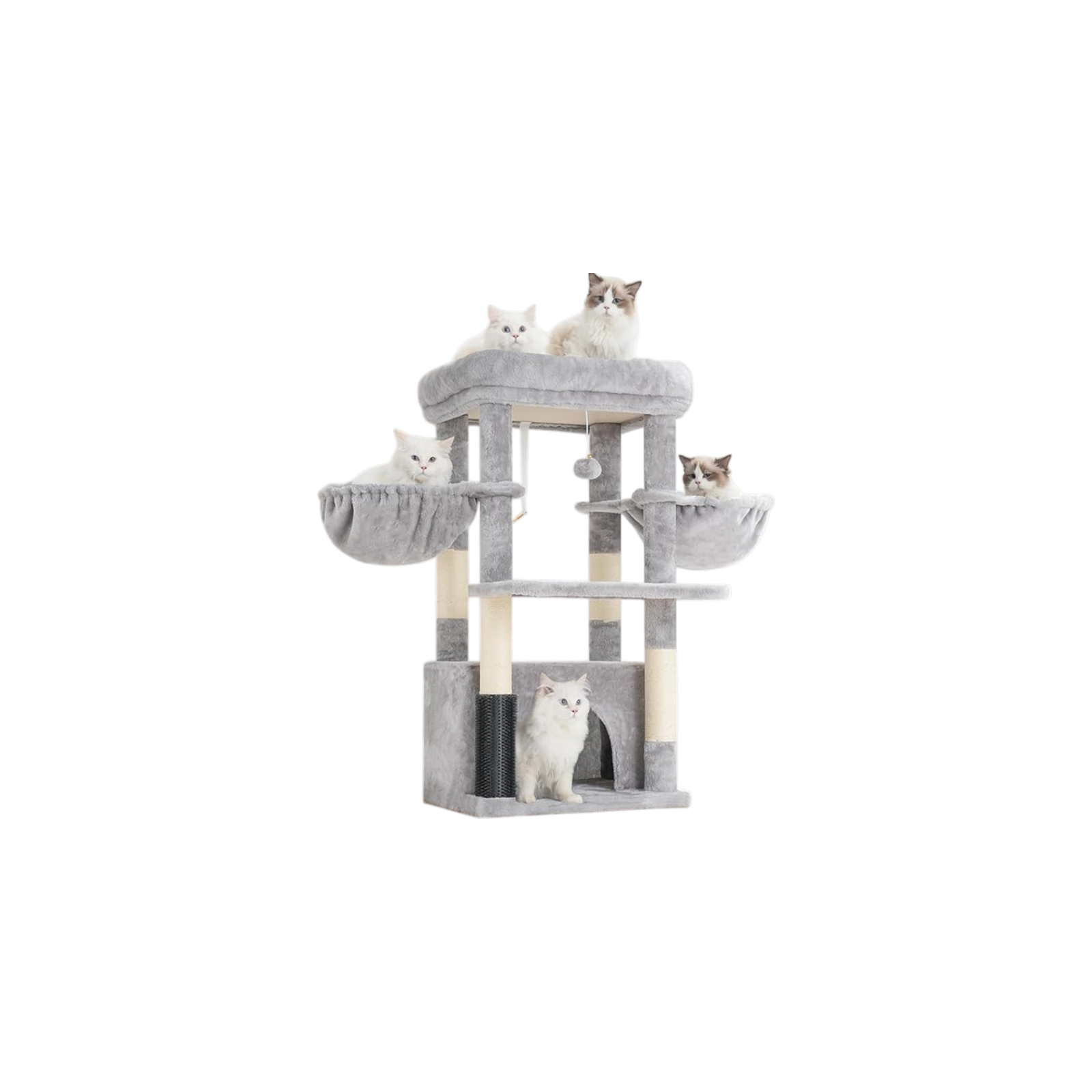 Cat Tree Tower with Extra Large Platform MPJ060W by Hey Brother Cat Tree