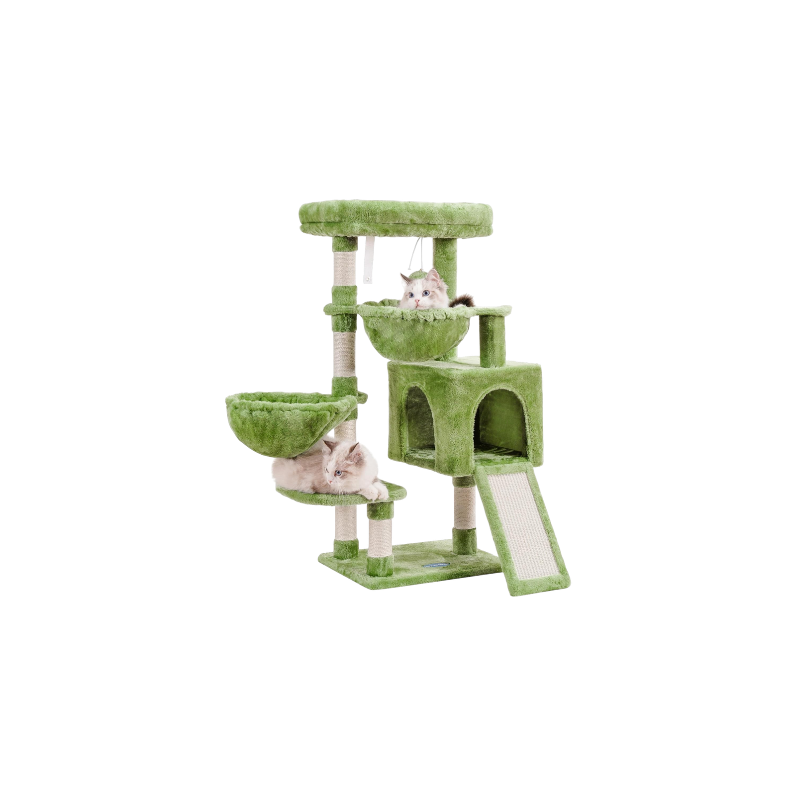 Hey Brother Cat Tree House with Large Padded Bed MPJ006SGR